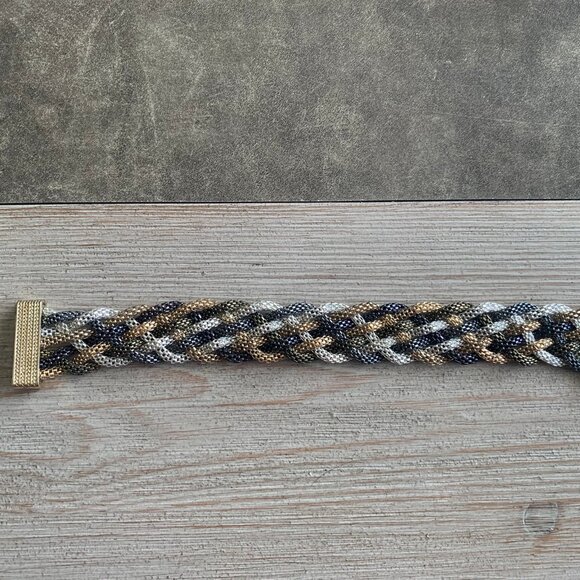 VINTAGE Mesh Braided Women's Bracelet - Picture 3 of 9